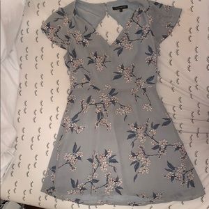 Floral fit and flare dress from Dynamite